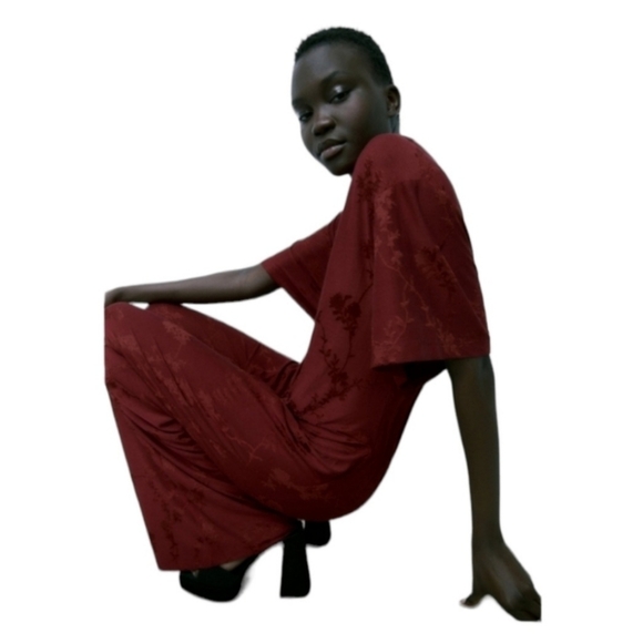 Zara scarlet dressy romper - Picture 4 of 12